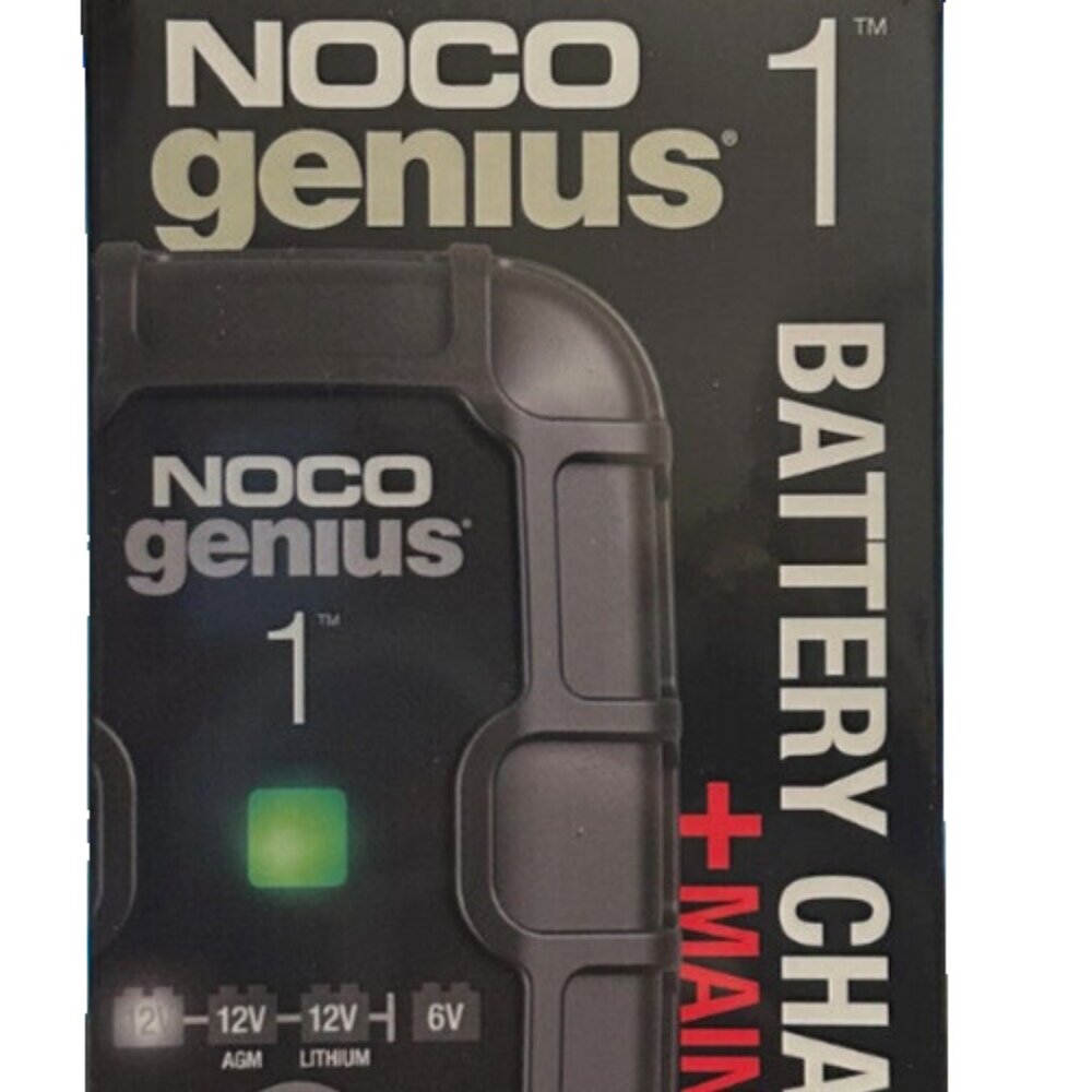 NOCO GENIUS1 1A Smart Car Battery Charger, 6V and 12V Automotive Charger